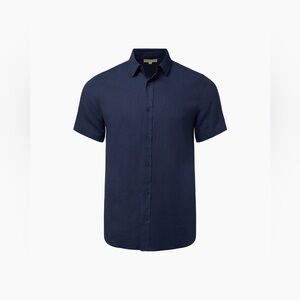 Onia Men’s Short Sleeve Linen Top Large